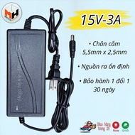 Adapter nguồn 15V 3A loại tốt cục nguồn đa năng 15v3a dùng sạc loa kéo xe đẩy trẻ em..