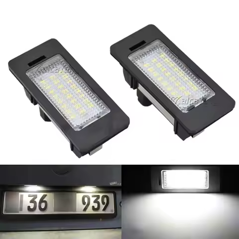 2pcs Led License Plate Light Canbus Number Lamp For BMW E92 E93 F30 F31 F45 E39 E60 F11 E70 X5 E84 X