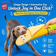GiGwi Dog Chewing Toys Squeaky Plush Toy Interactive Puppy Bite Resistant Toys For Small Large Dogs