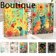 Calendar 2026, A5 Agenda 2026 Planner, Weekly and Monthly Monthly Tabs Jan.2026 - Dec.2026 Coil Note