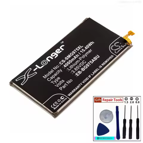 Cameron Sino Battery 3.85V/4000mAh EB-BG975ABU for Galaxy S10+,Plus,SM-G975W,G975U,G975U1,G975D,G975