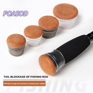 MAYSHOW Rod Bottom Protector, Silicagel Deodorant Fishing Rod Handle Protective ,  Random Color Rod 