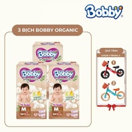(FREE BOOTS) COMBO 3 BACKS OF ORGANIC BOBBY DIAPER PANTS IN ALL SIZES WITH A FREE FOOT BOOTS FOR BAB