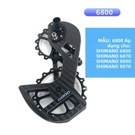 LTWOO UT Gốm Chịu Lực Sợi Carbon Jockey Bộ Bánh Xe Dành Cho Xe Đạp Phía Sau Derailleurs Tương Thích 