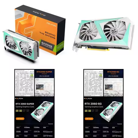 Hot Sale Rtx 2060 New Rtx 2060 Super 8gb Gddr6 Vga 2060s 8g Gaming Video Card GTX 1660 Ti 1660 Super