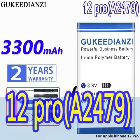 For Apple iPhone 12 Pro 12Pro High Capacity 3300mAh Mobile Phone Battery High Compatibility
