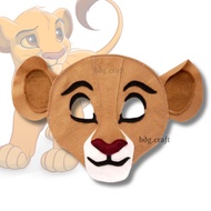 Lion cosplay mask lion king flnael mask female lion