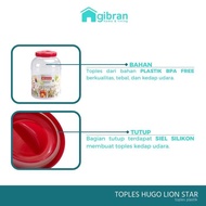 Sw4u Lion Star Hugo Plastic Jar 3 L and 4 L Airtight Round Jar