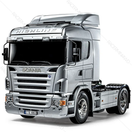 TAMIYA 56364 1/14 R/C Tractor Truck Scania R470 Highline Silver Edition ชุดประกอบรถบังคับหัวลากทามิย