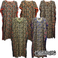 #13 Baju Tidur Kelawar Batik Sarawak - Borneo Kaftan Dress- Free Size - LittleBorneo
