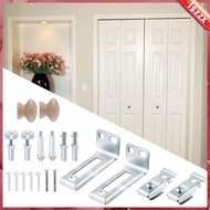 [Lszzx] Bifold Door Hardware Set Stainless Steel Door Installation and Repair Set