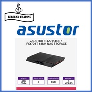 Asustor Flashstor 6 FS6706T 6 Bay All-SSD NAS Storage, 6 x M.2 SSD Slots, 4GB RAM DDR4 (Expand Up to
