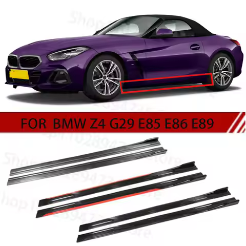 FOR BMW Z4 G29 E85 E86 E89 2M Car Side Skirt Extension Plate Lip Separator Bumper 2.18M Racing Side 