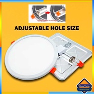 Nesux 18W 24W Led Downlight Slim Ceiling Light Adjustable Hole Size 2” to 6” LED Panel Lights Adjust