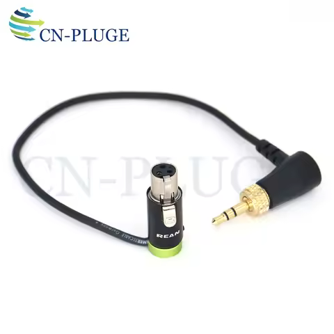 TA3F Mini-XLR 3-Pin Female to Locking-3.5mm-TRS for Sennheiser EK 2000| Sony UWP| Sound Devices 633 
