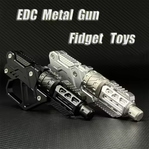 Novel QT Gun Fidget Toys EDC Multifunctional Fun Fidget Slider Cool Fidget Spinner ADHD Concentratio