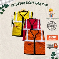 Contractor VEST Unique Children's Clothing/ Baby Kids Photo Clothing/ Contractor VEST/ Construction 
