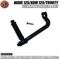 WAVE 125/XRM 125/TRINITY KICK ARM WITH RUBBER AND BOLT (EK008WB)