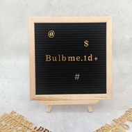 [READY] Letter board message box black black name board baby Letter board babyborn