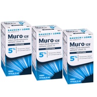 128 Sodium Chloride hypertonicity Solution 5% Drops, 0.5 Fl Oz (Pack of 3) 128 Sodium Chloride hyper