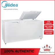 [MUAR & MELAKA ONLY] [READY STOCK] Midea MDRC698FZG01MY / WD-670W Chest Freezer 670L (Net 508L) Whit