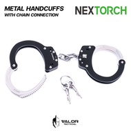 Nextorch - HC10 Metal Handcuffs with chain connection กุญแจมือ แบบมีเชน ล็อคป้องกันการงัดแงะ (Peerle