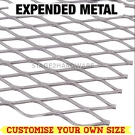 1.5MM Expanded Metal Mesh 4Ftx8ft / Jaring Diamond / Jaring Besi / Expended Metal Mesh / Jaring BBQ