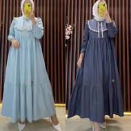 Midi Dres Denim New