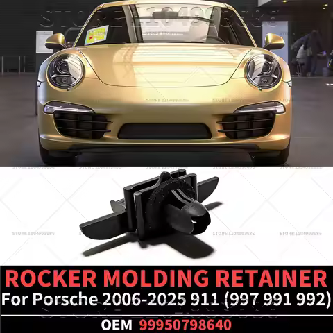 For Porsche 2006-2025 911 Carrera 4S GTS 4 Turbo S Targa Speedster (997 991 992) ROCKER MOLDING RETA