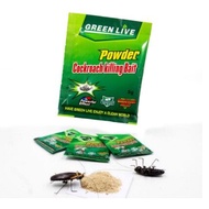 Poison Powder Cockroach Killing Bait Ubat Lipas Pembunuh Lipas GREEN LEAF 5gram 消除蟑螂药粉