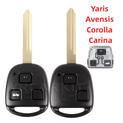 For Toyota Yaris Avensis Corolla Carina Remote Control Car Key 433MHZ 4C Chip P/N: 89071-05010 Fob T