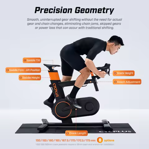 CYCPLUS T7 Smart Bike Power Training 2200W Power Meter Indoor Intelligent Sports Bike Trainer