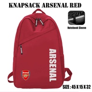 ARSENAL SCHOOL BAG - ARSENAL BACKPACK - CHILDREN'S BAG FOR SCHOOL - ARSENAL BAG