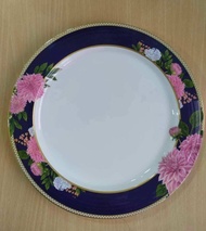 Tupperware 6pcs Dear Dahlia Melamine Dinner Plates 26cm