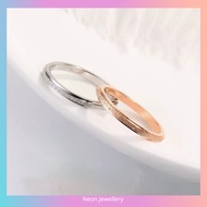 Cincin Unisex Cincin Couple Promise Ring Couple Ring Cincin Titanium Anti Karat Ring For Woman Men R