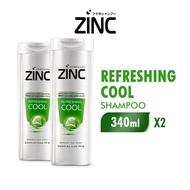 Zinc Shampoo Refreshing Cool 340ml X 2pcs -