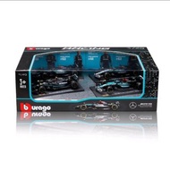 山姆代購比美高1:43法拉利F1賽車奔馳模型仿真合金車模收藏擺件