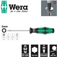 Wera 3,0mm Hex Screwdriver 05023110001 354 Hex-Plus 3,0 x 75 mm length 75mm