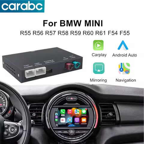 Wireless CarPlay Android Auto for BMW Mini R55 R56 R57 R58 R59 R60 R61 F54 F55 Clubman Countryman Ha