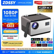 [Auto Focus/Keystone] ZDSSY S3 Android TV 9.0 Projector, 2024 Upgraded 4K Projector, FHD Native 1080P Home Theater Proyector, 700 ANSI, Bluetooth 5.2, Dust-proof, 50% Zoom, Compatible with iOS/Android/PC/TV Stick