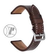 Dây đeo bằng da chính hãng da bò 20mm 22mm cho đồng hồ Huawei GT 4/GT3/gt2pro dây đeo tay đồng hồ ch