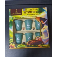 Aodai Vietnam Coffee Box 6 Capsules ( Intensity 4 or 5 or 6 ) Freeze-Dried Vietnamese Coffee