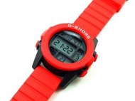 來來鐘錶~類似美式潮款NIXON名款造型;;G-shors多功能防水冷光電子錶柔軟錶帶超清晰面板===紅色