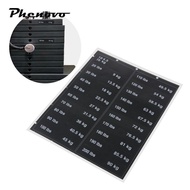 [Phenovo] Weight Stack Labels 4.5kg to 90kg Weight Tags Weight Block Label Sticker Weight