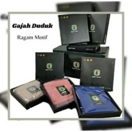 pelikat gajah duduk ragam motif & gajah duduk piur