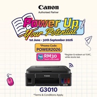 Canon Pixma G3010 Refillable Ink Tank Wifi Printer