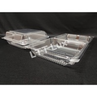 6.5" Kuih Container L300 / Disposable Plastic Clear Bakery Container / Bekas Kuih (50pcs±)