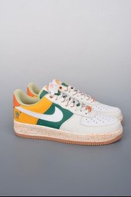 Nike Air Force 1 Low 白黃綠配色