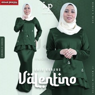 Baju Kurung Pasang DEWASA Modern Matte Satin Slim Fit / Size : 2XS-5XL / 6 Warna Pilihan - ROYAL BLU