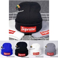 หมวกไหมพรม Supreme สุพรีม 5สี งานแฟชั่น ใส่หน้าหนาว ฤดูหนาว งานคุณภาพดี 100% ใส่ง่าย สะดวกสบาย สินค้ามีพร้อมจัดส่ง Winter Season Beanies Fashion Hat 2022
